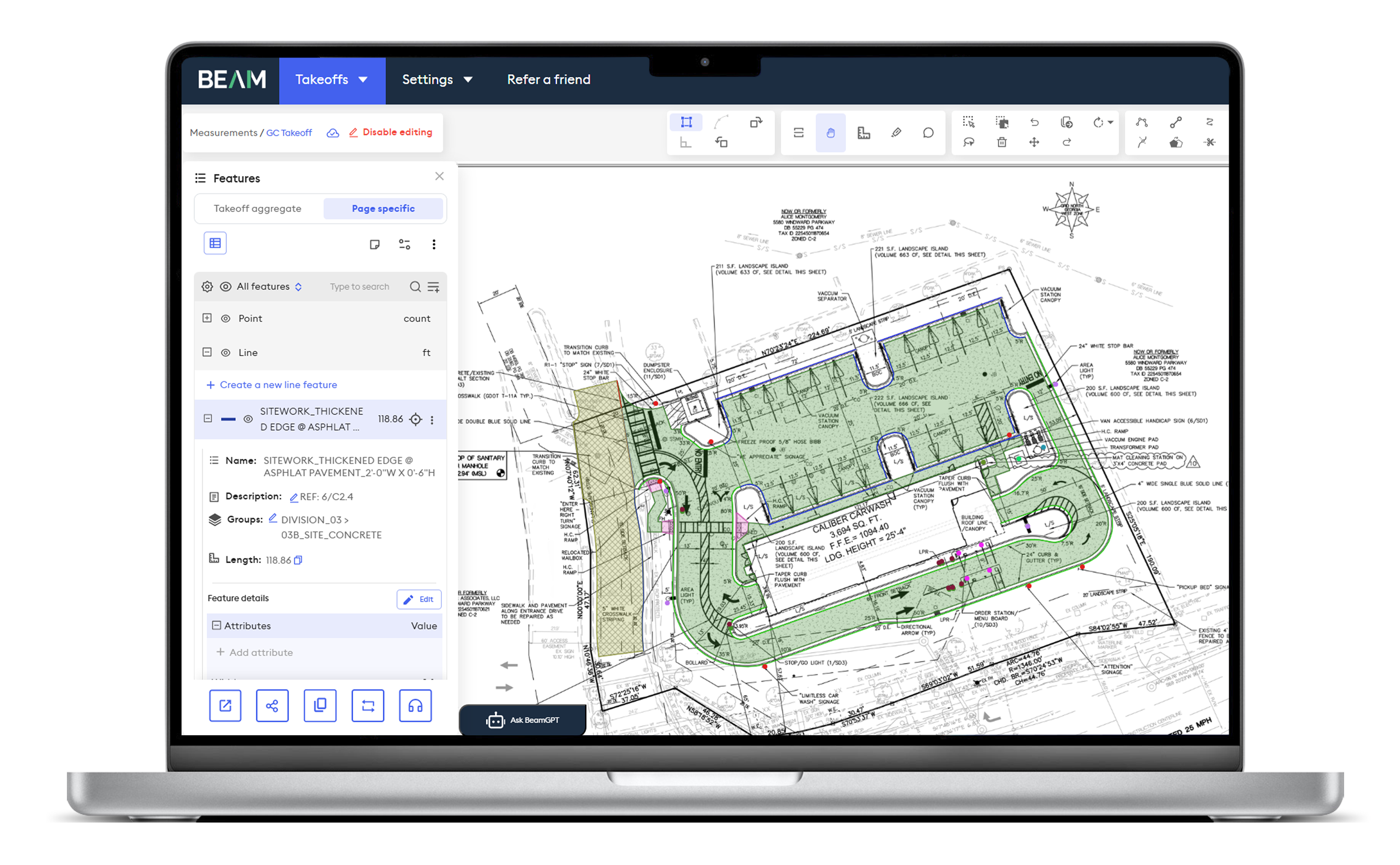screenshot of Beam AI